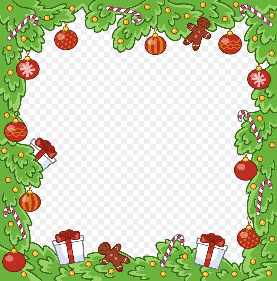 Christmas Frame Clipart Free Png