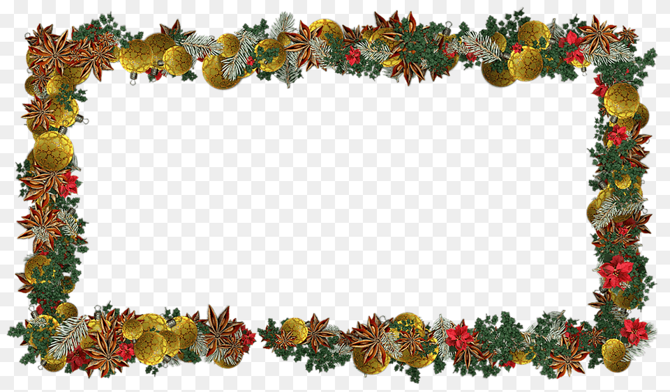 Christmas Frame Empty, Art, Floral Design, Graphics, Pattern Free Png