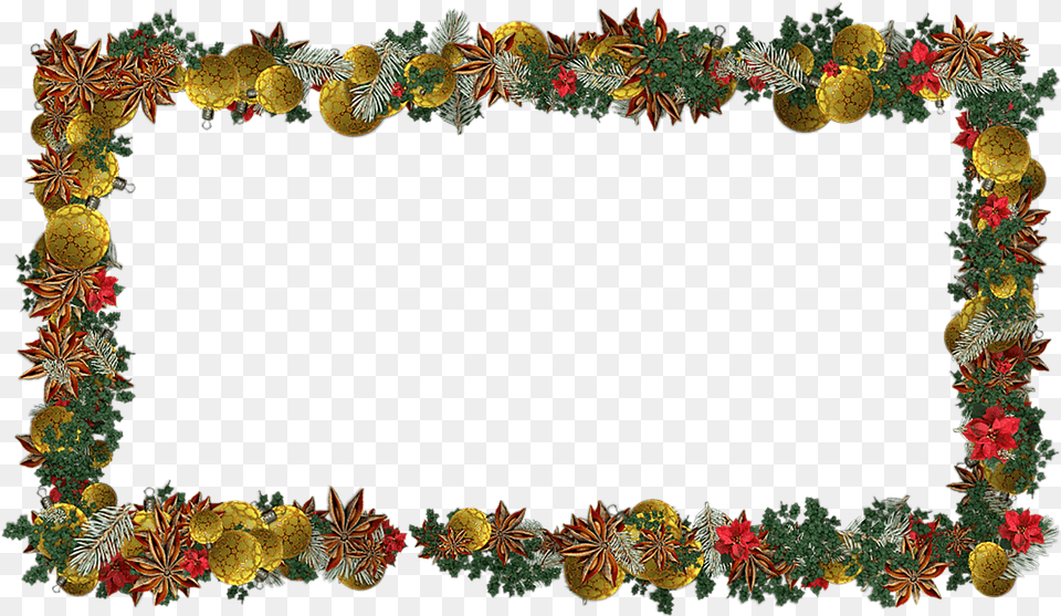 Christmas Frame Empty Christmas Day, Art, Floral Design, Graphics, Pattern Free Png