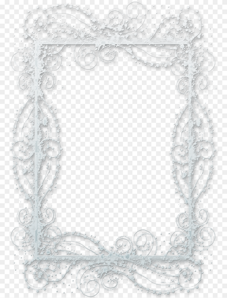 Christmas Frame Snow White, Art Free Png Download