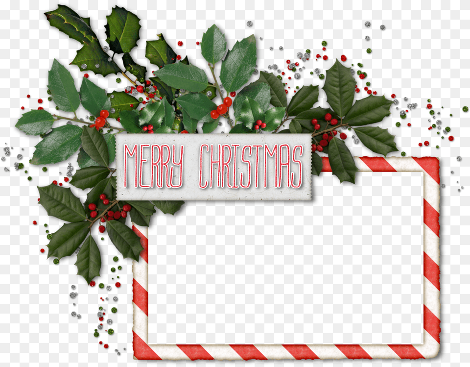 Christmas Frame Tumblr Sticker By Border Christmas Frame, Plant, Food, Fruit, Produce Free Png Download