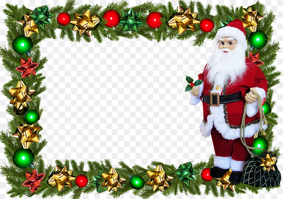 Christmas Frames And Borders Merry Frame, Person, Face, Head Png Image