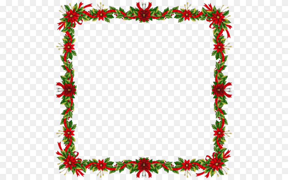 Christmas Frames Wallpaper, Art, Floral Design, Graphics, Pattern Free Png Download