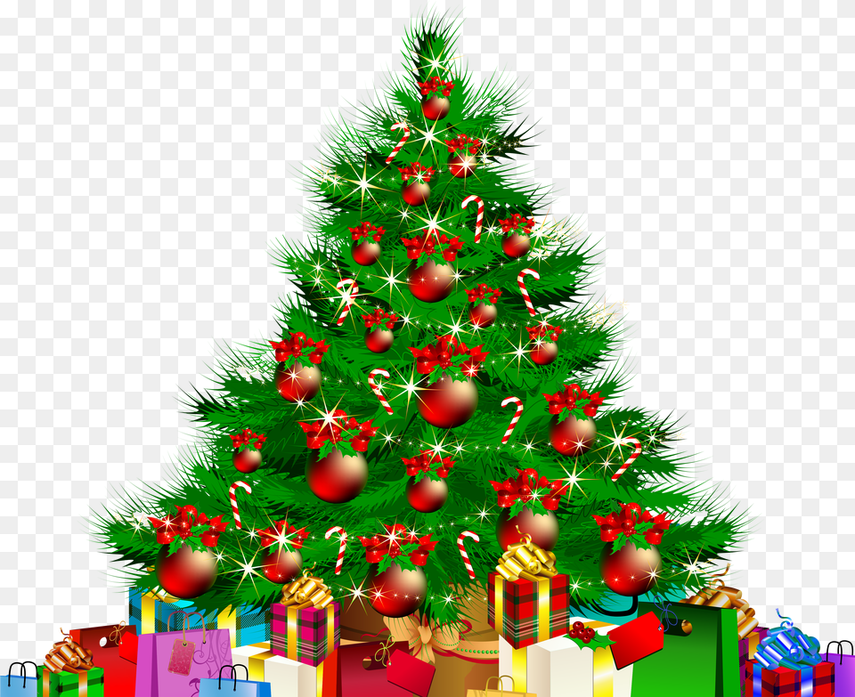 Christmas Clipart Tree Transparent Background Free Png