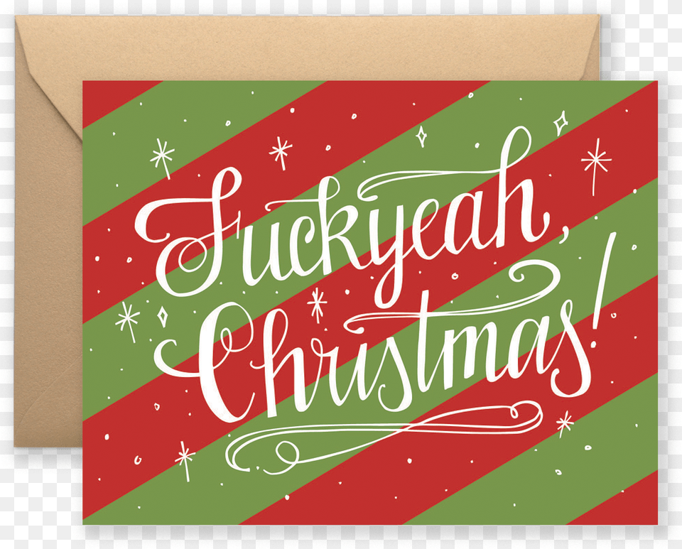 Christmas Fuck Yeah, Envelope, Greeting Card, Mail Free Png