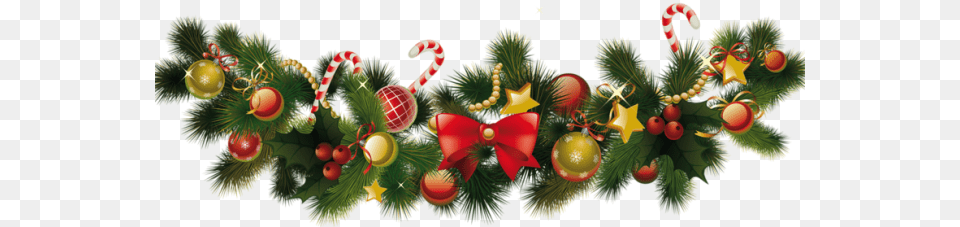 Christmas Garland, Plant, Tree, Christmas Decorations, Festival Free Png Download