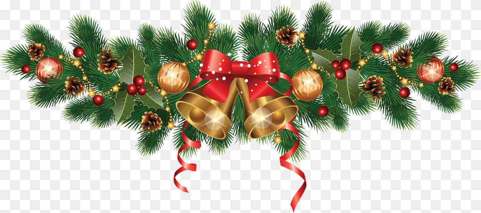 Christmas Garland, Plant, Tree, Accessories, Christmas Decorations Free Png Download