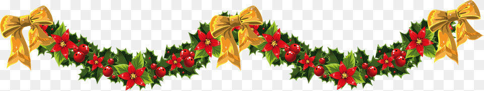 Christmas Garland, Food, Fruit, Plant, Produce Free Png