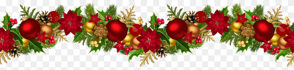 Christmas Garland, Plant, Leaf, Tree, Graphics Free Png Download