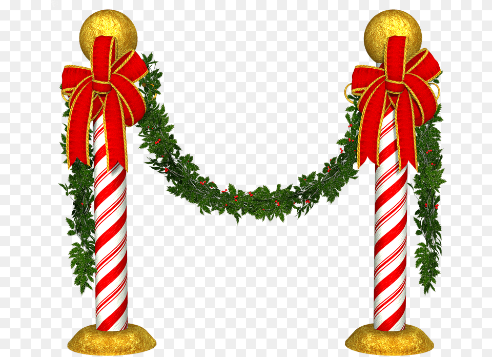 Christmas Garland Holiday Christmas Day, Food, Sweets Png Image