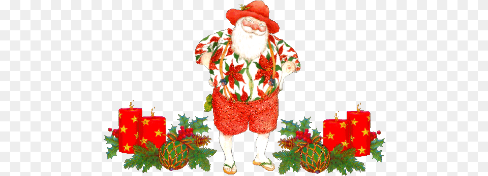 Christmas Gifs Merry Christmas Summer Gif, Baby, Person, Clothing, Hat Free Png