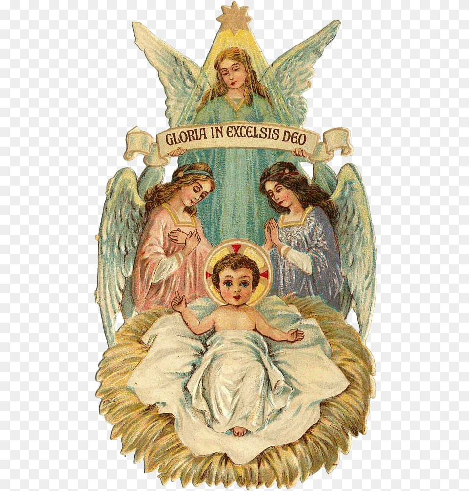 Christmas Gifspng Angels Vintage Christmas Day, Adult, Angel, Bride, Female Png Image