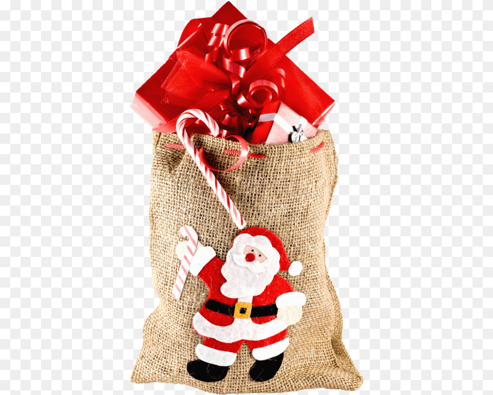 Christmas Gift, Bag, Sack, Baby, Person Free Png