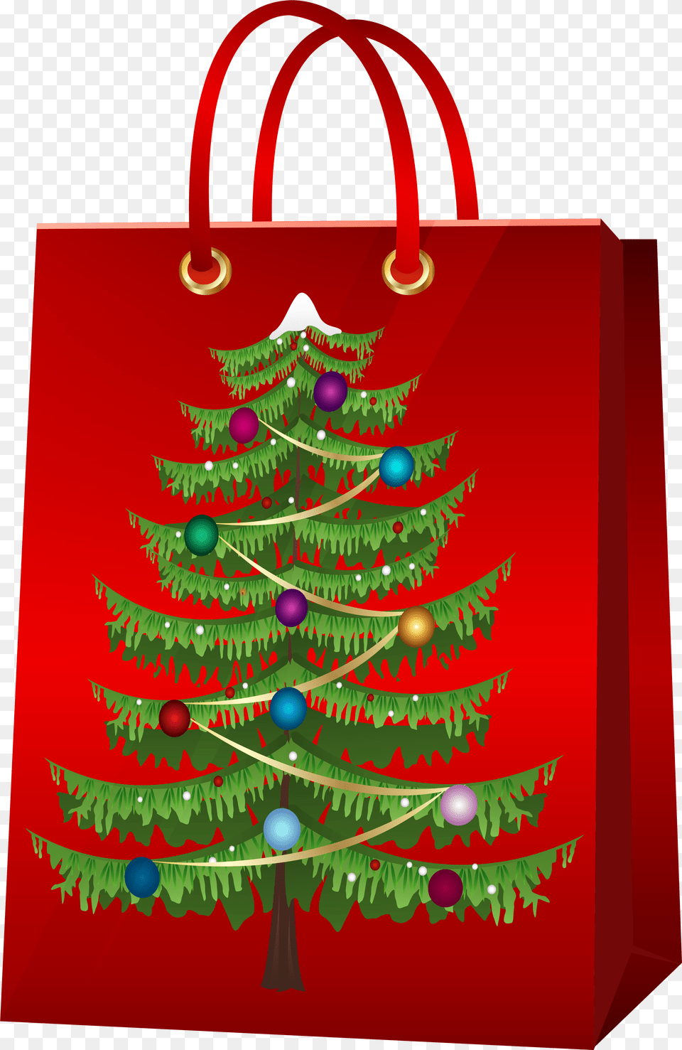 Christmas Gift Bag With Christmas Tree Clip Art Christmas Gift Bags Clip Art, Accessories, Handbag, Balloon Png