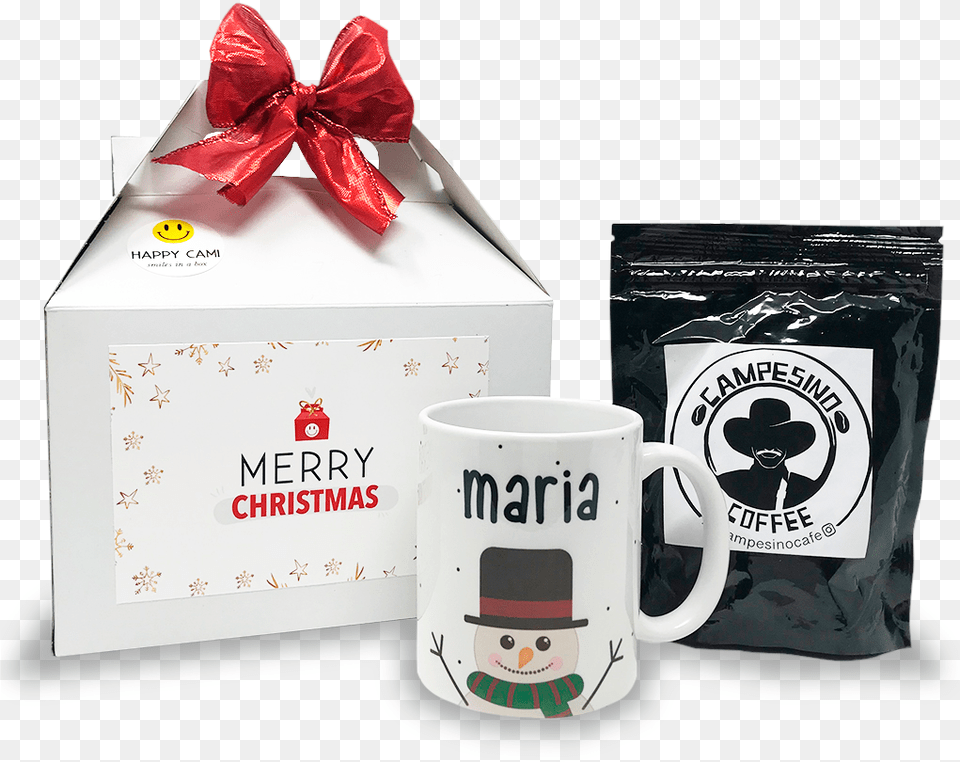 Christmas Gift Box Merry Gift Christmas Holiday Magic Mug, Cup, Beverage, Coffee, Coffee Cup Free Png