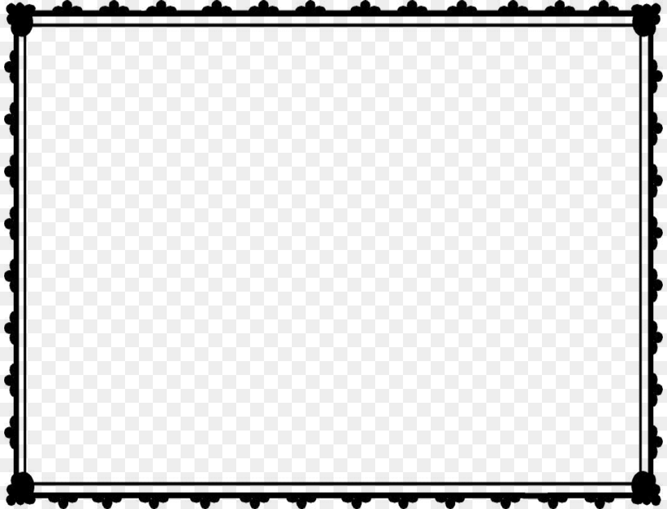 Christmas Gift Certificate Clipart Black And White Certificate Border, Gray Png Image