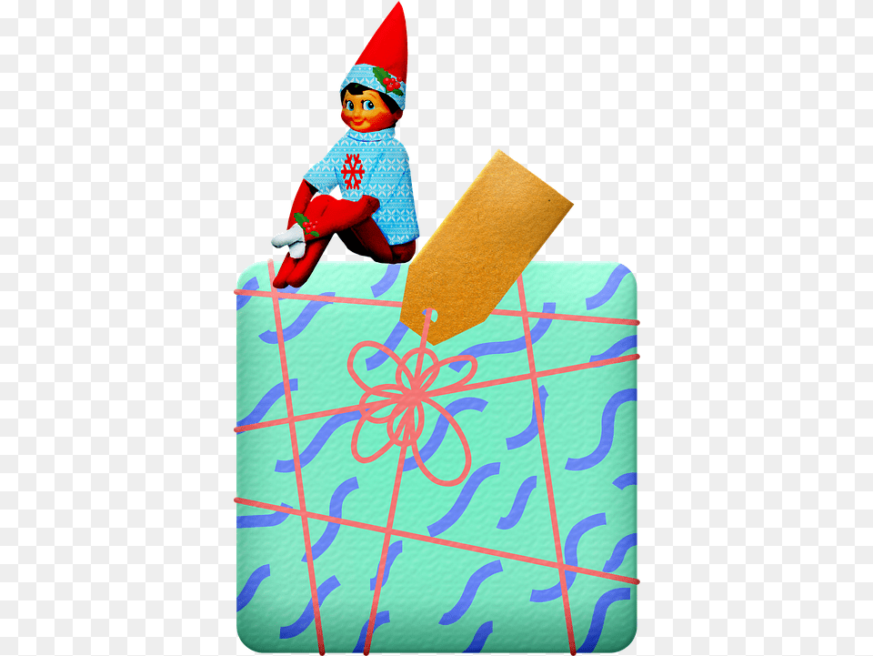 Christmas Gift Gnome Elf Image On Pixabay Child Art, Baby, Person, Clothing, Hat Free Transparent Png