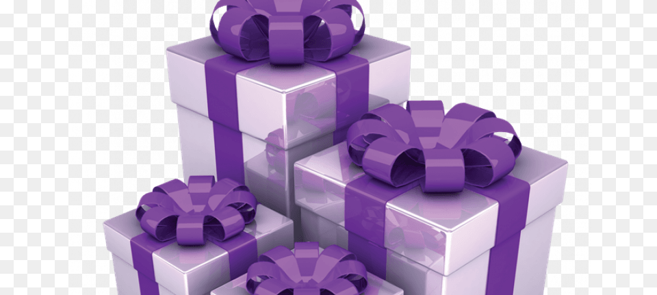 Christmas Gift Guide From Macdonagh Junction Purple Christmas Presents Png Image