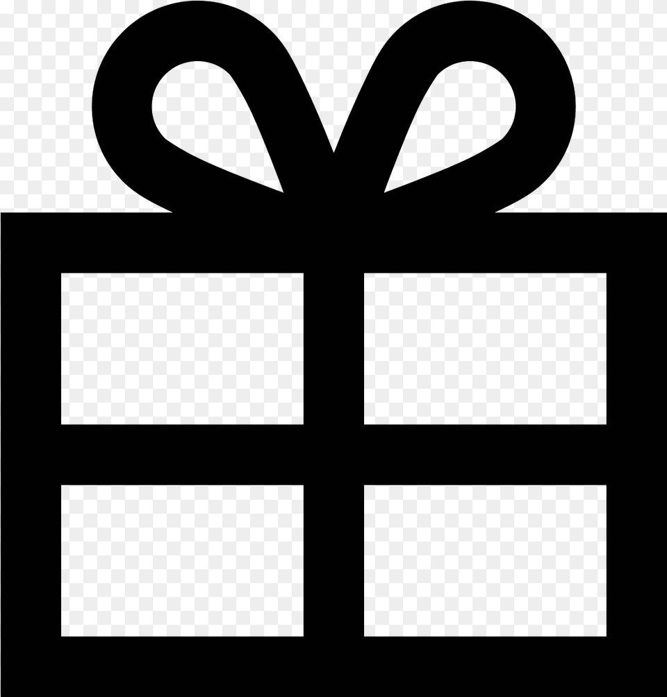 Christmas Gift Icon Small Gift Icon, Gray Free Png