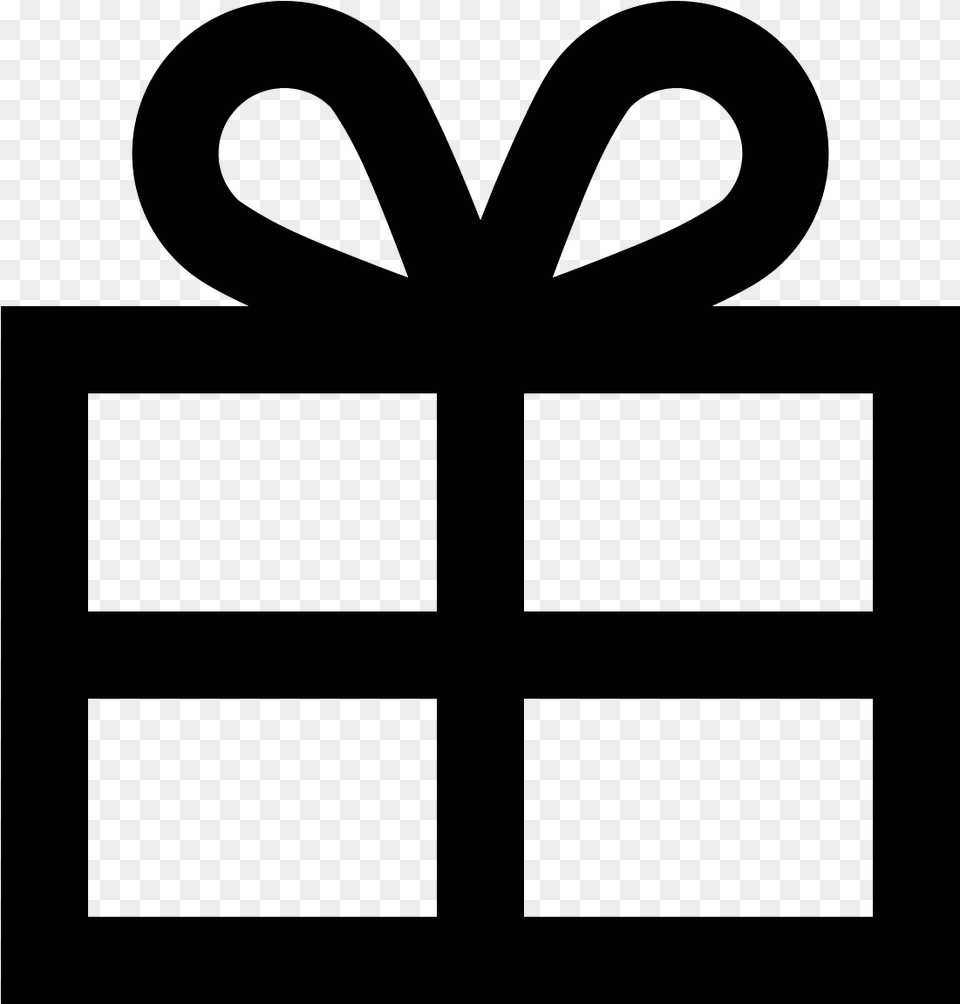 Christmas Gift Icon Wedding Gift Icon, Gray Free Png Download