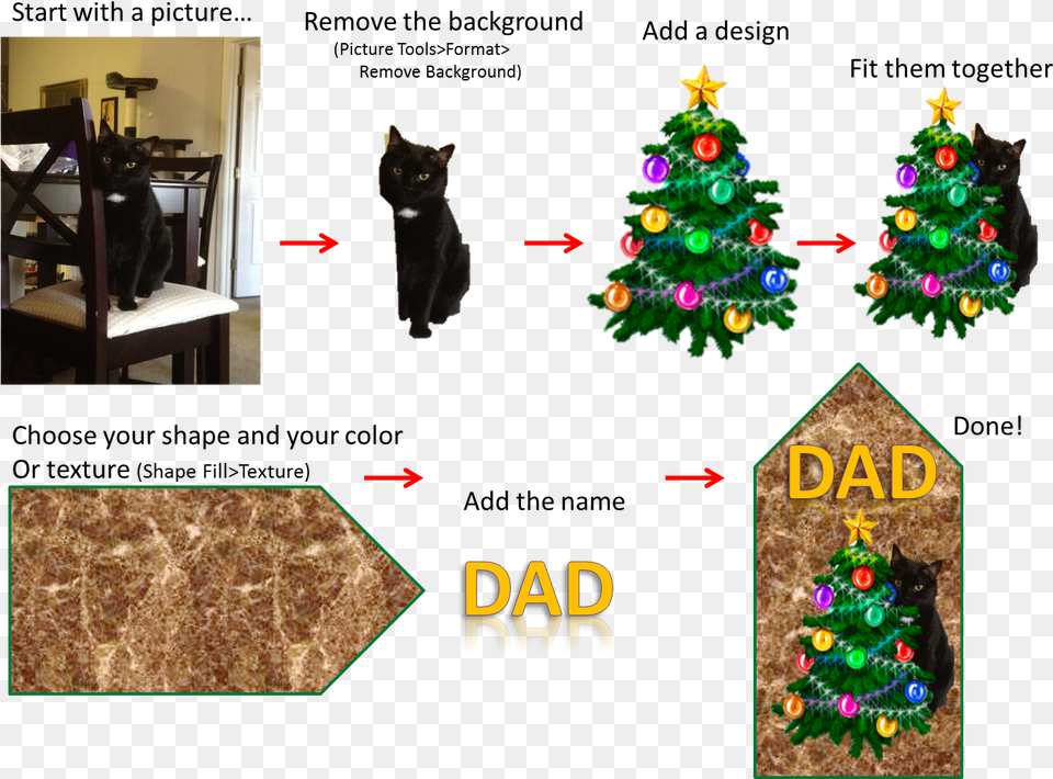 Christmas Gift Tags Christmas Tree, Chair, Furniture, Animal, Pet Free Png Download