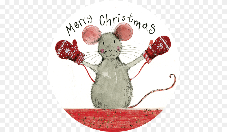 Christmas Gift Tags Mouse Christmas Card Free Png