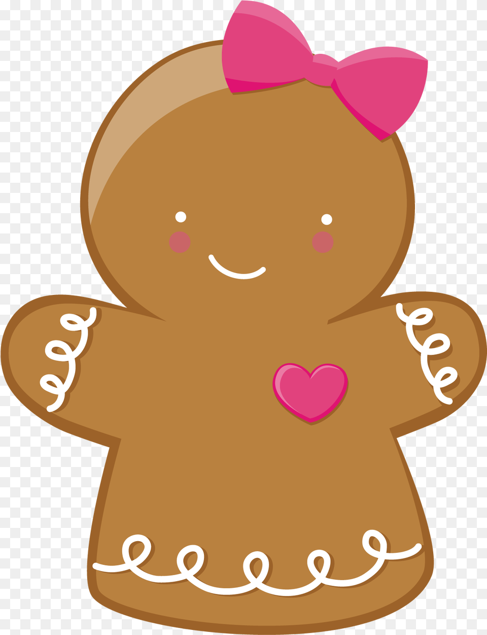 Christmas Gingerbread Girl Clip Art Cute Kawaii Gingerbread Girls, Cookie, Food, Sweets Free Transparent Png