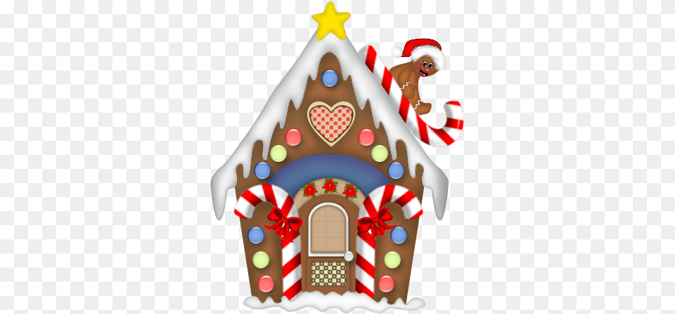 Christmas Gingerbread House Clipart School Craft For Christmas, Cookie, Food, Sweets, Baby Free Png Download