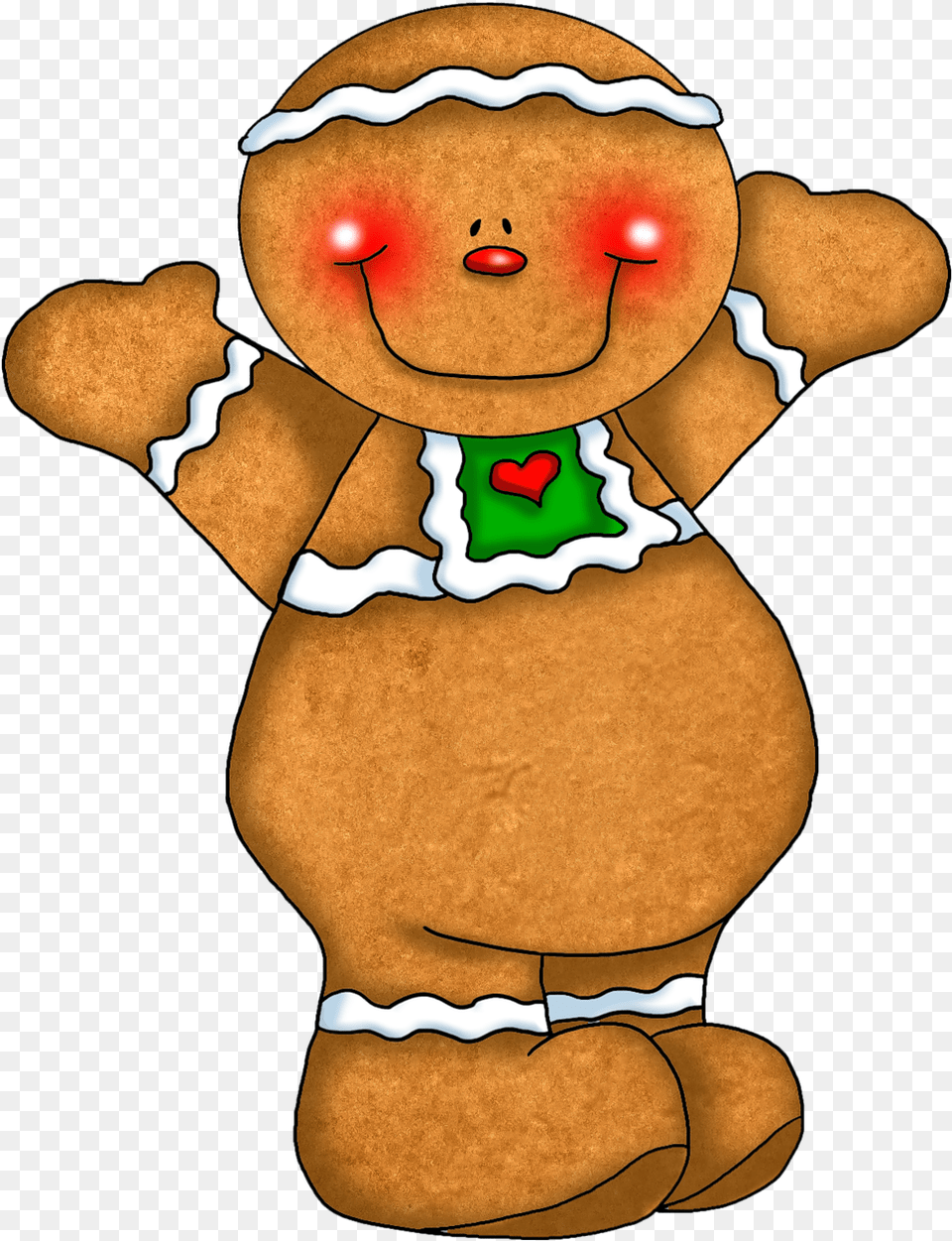 Christmas Gingerbread Man Clip Art Cute Gingerbread Man Clipart, Cookie, Food, Sweets, Baby Free Transparent Png