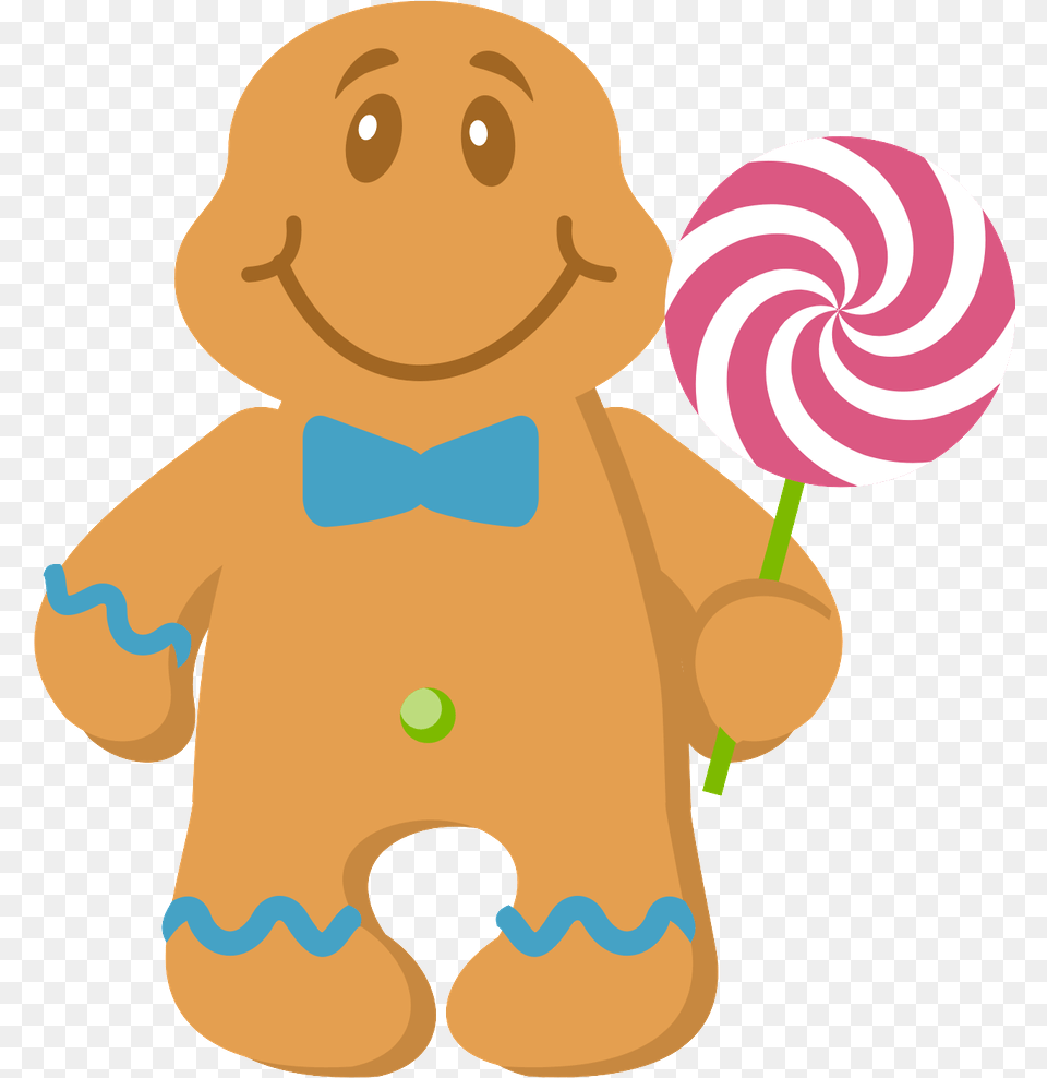Christmas Gingerbread Man Clip Art Printable Candyland Characters Clipart, Sweets, Candy, Food, Cookie Free Png
