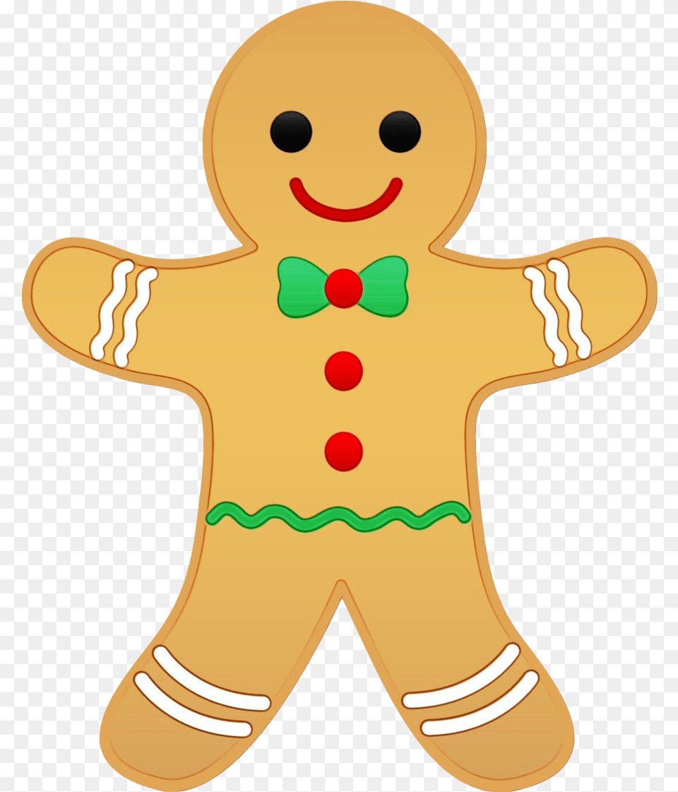 Christmas Gingerbread Man Hd Transparent Background Gingerbread Man Clipart, Cookie, Food, Sweets, Baby Free Png