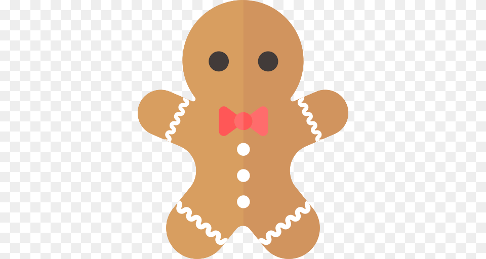 Christmas Gingerbread Man Holiday Xmas Icon, Cookie, Food, Sweets, Baby Png Image