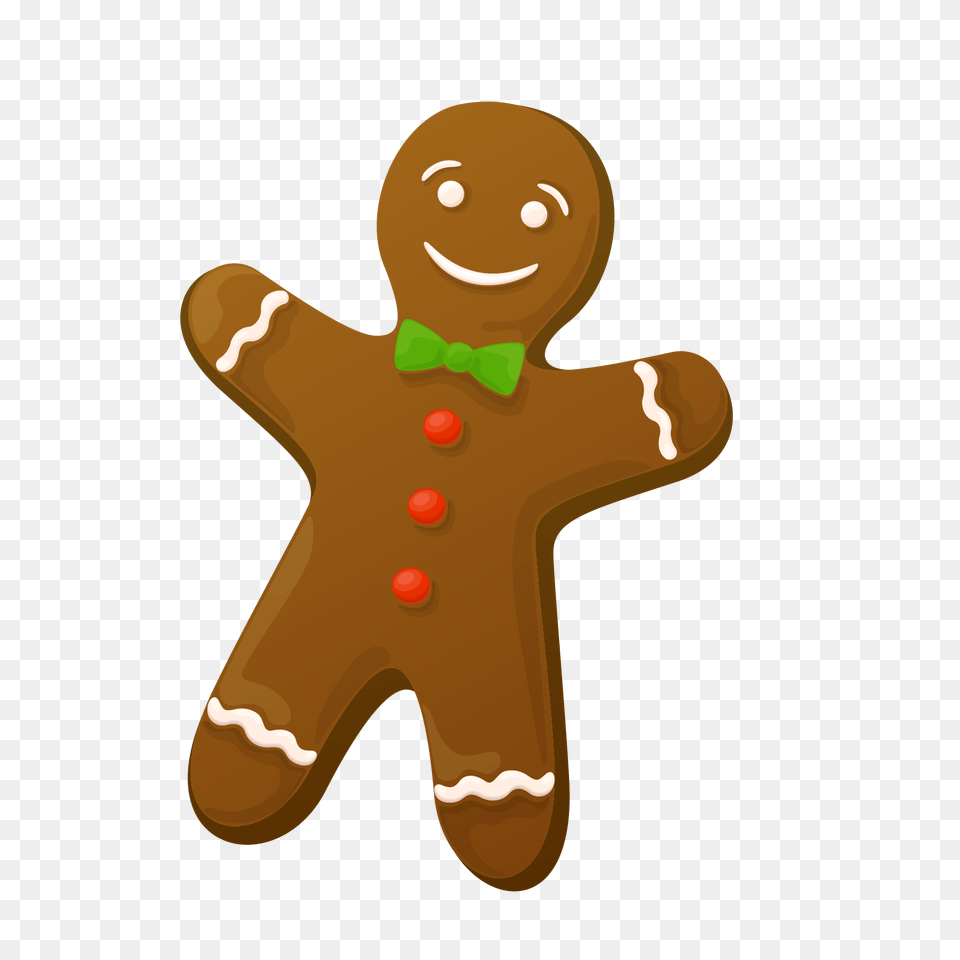 Christmas Gingerbread Man Pic Transparent Background Gingerbread Man, Cookie, Food, Sweets, Baby Png Image