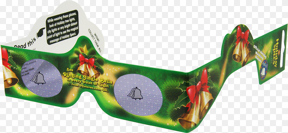 Christmas Glasses Holiday Eyes Jingle Bells Christmas Tree Png Image