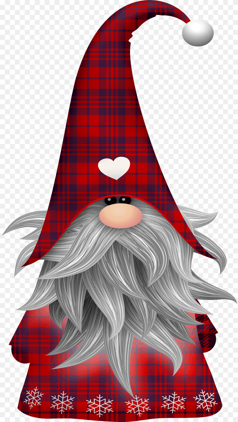 Christmas Gnome Clipart, Clothing, Hat, Tartan, Animal Png