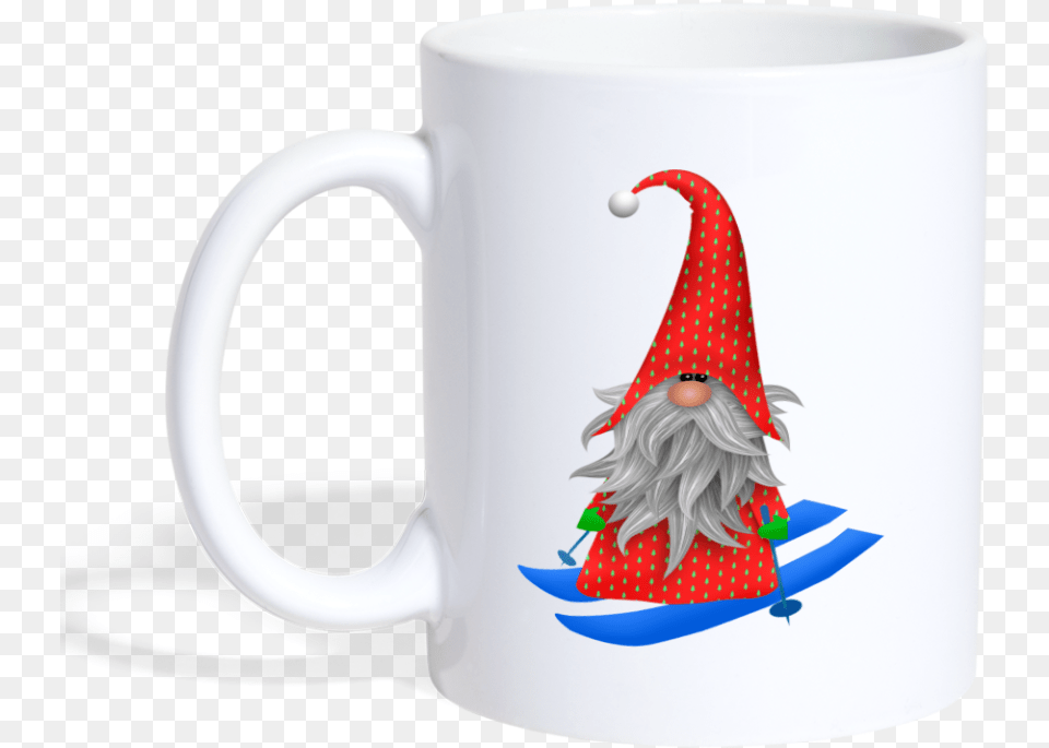 Christmas Gnome Mug, Cup, Beverage, Coffee, Coffee Cup Free Png