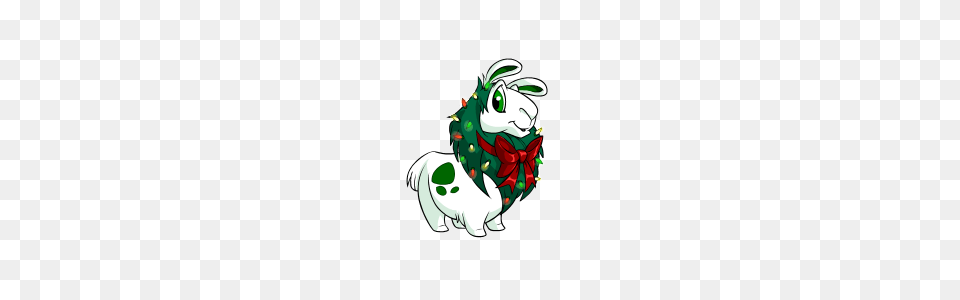 Christmas Gnorbu, Green, Cartoon Png Image