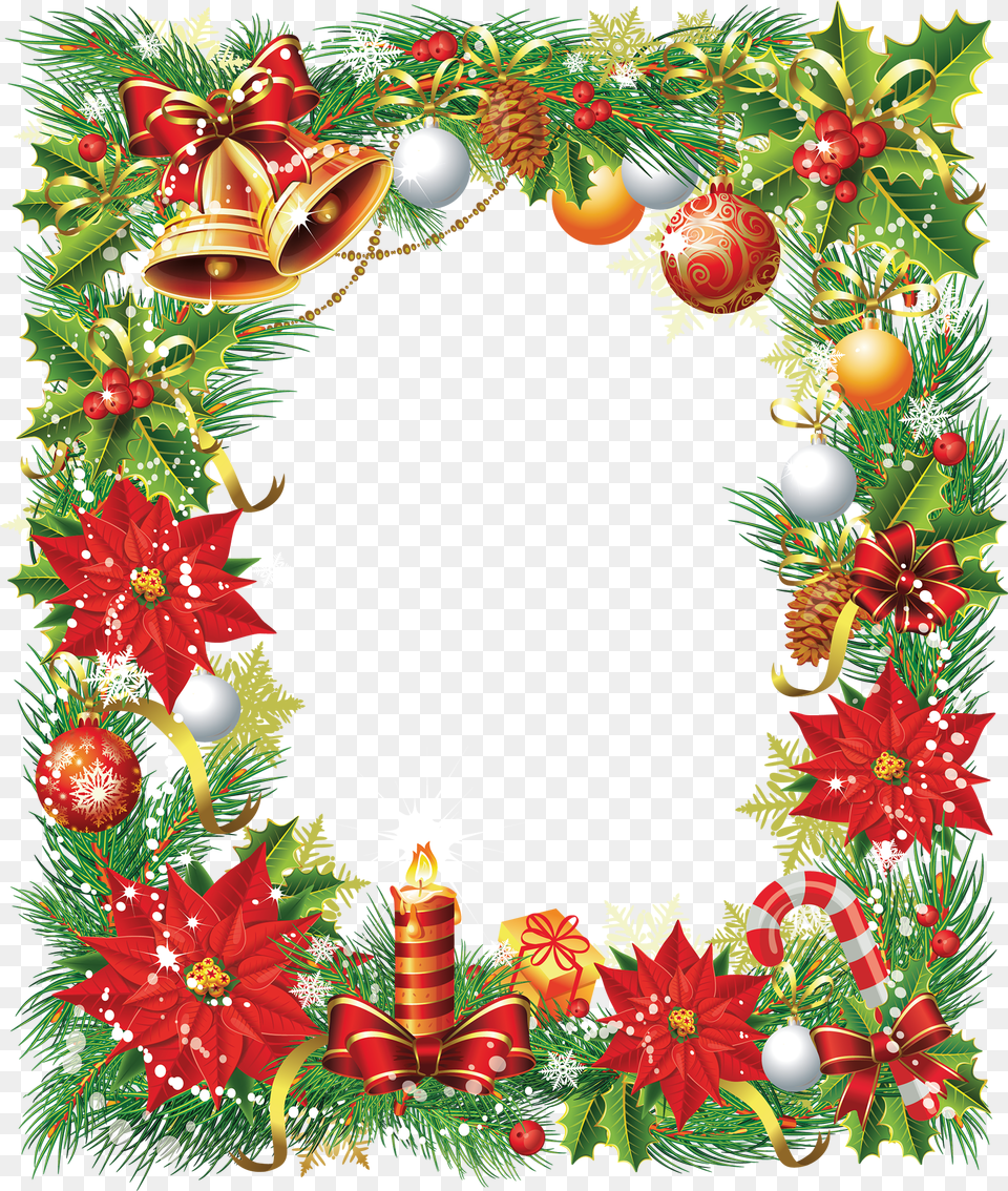 Christmas Graphics Commercial Use Vintage Images Merry Frame, Wreath Png