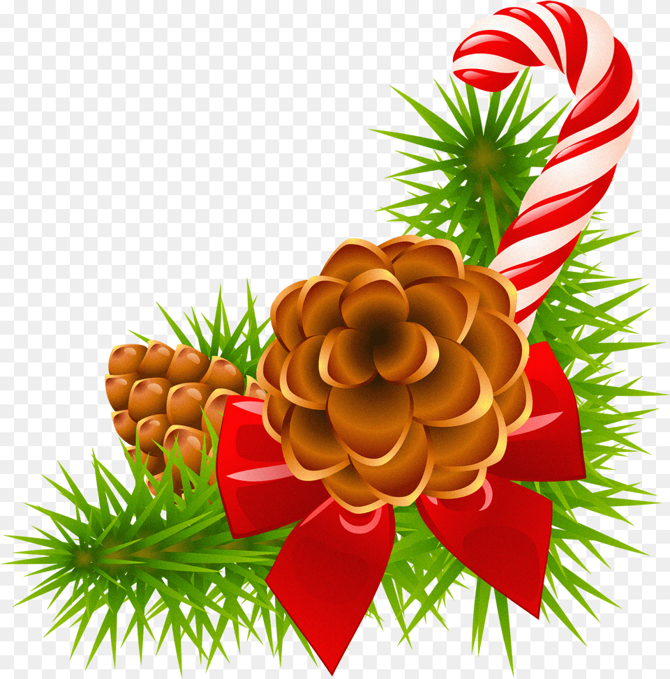 Christmas Greenery Clip Art Royalty Christmas Pine Cones Clipart, Conifer, Plant, Tree, Food Free Png Download