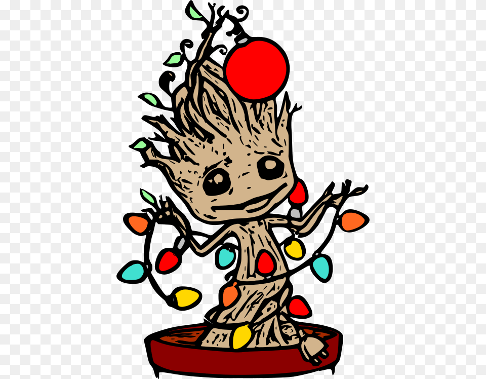 Christmas Groot Christmas Groot Baby Groot Christmas Tree, Person, Paper, Face, Head Free Transparent Png