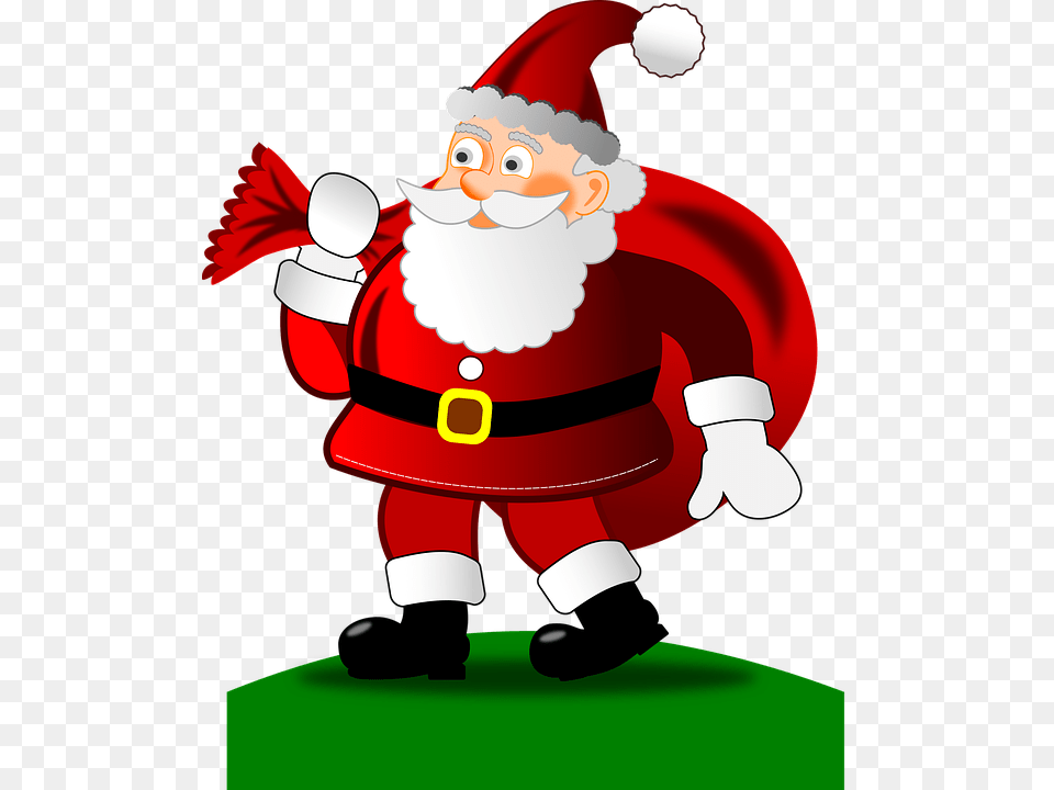 Christmas Happy Santa Claus Gifts Merry Christmas Mikoaj Bajka, Elf, Baby, Person, Face Free Png Download