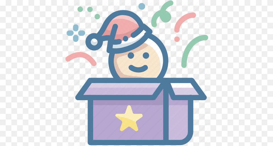 Christmas Hat Gift Box Santa Claus Thanksgiving Icon On Iconfinder Happy, Outdoors Png Image