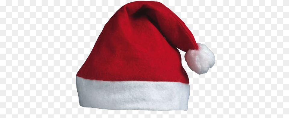 Christmas Hat Images Santa Hat Clear Background, Cap, Clothing, Fleece, Baby Free Png Download