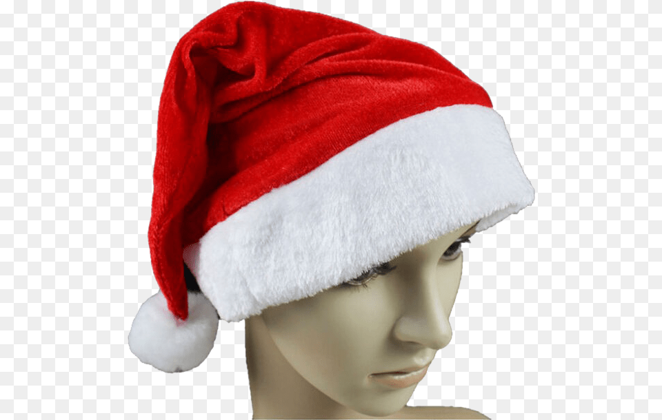 Christmas Hat Photo Background Christmas Cap, Clothing, Adult, Person, Female Png Image