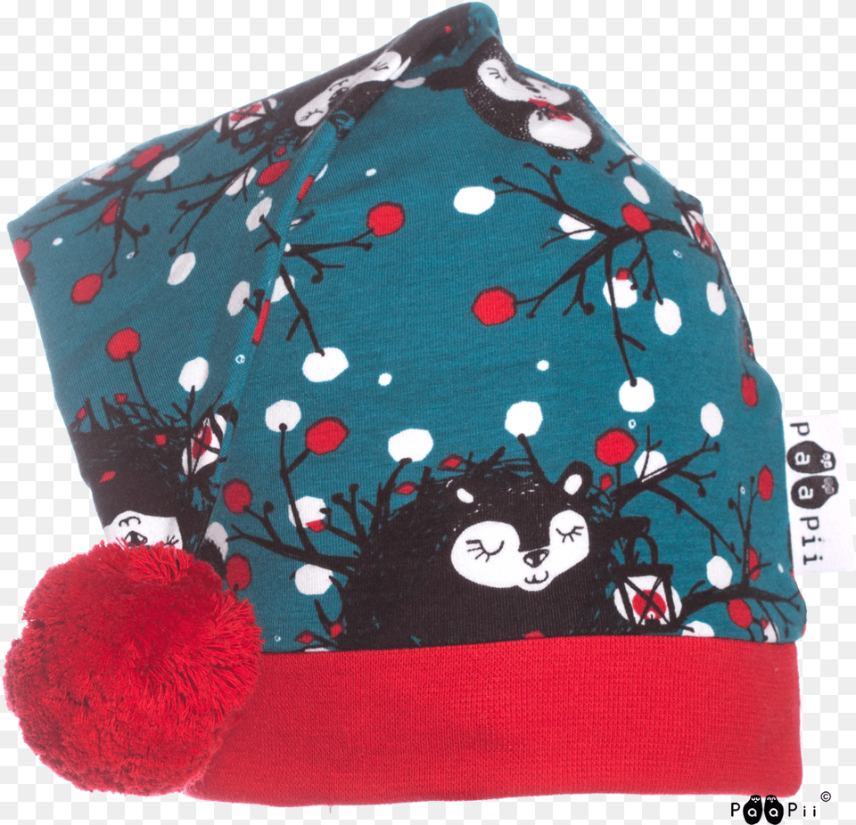 Christmas Hat Tuuriu0027s Gift Petrol Paapii Design Knit Cap, Clothing, Beanie, Bonnet, Accessories Free Transparent Png