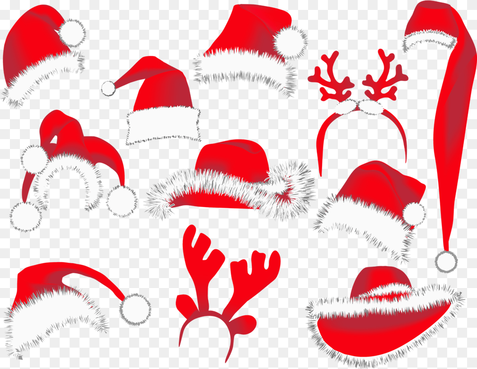 Christmas Hats Clipart Clip Transparent Library Christmas Christmas Holiday Hat Vector, Art, Graphics, Clothing, Baby Free Png