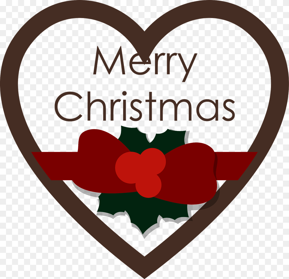 Christmas Heart Clipart Free Png