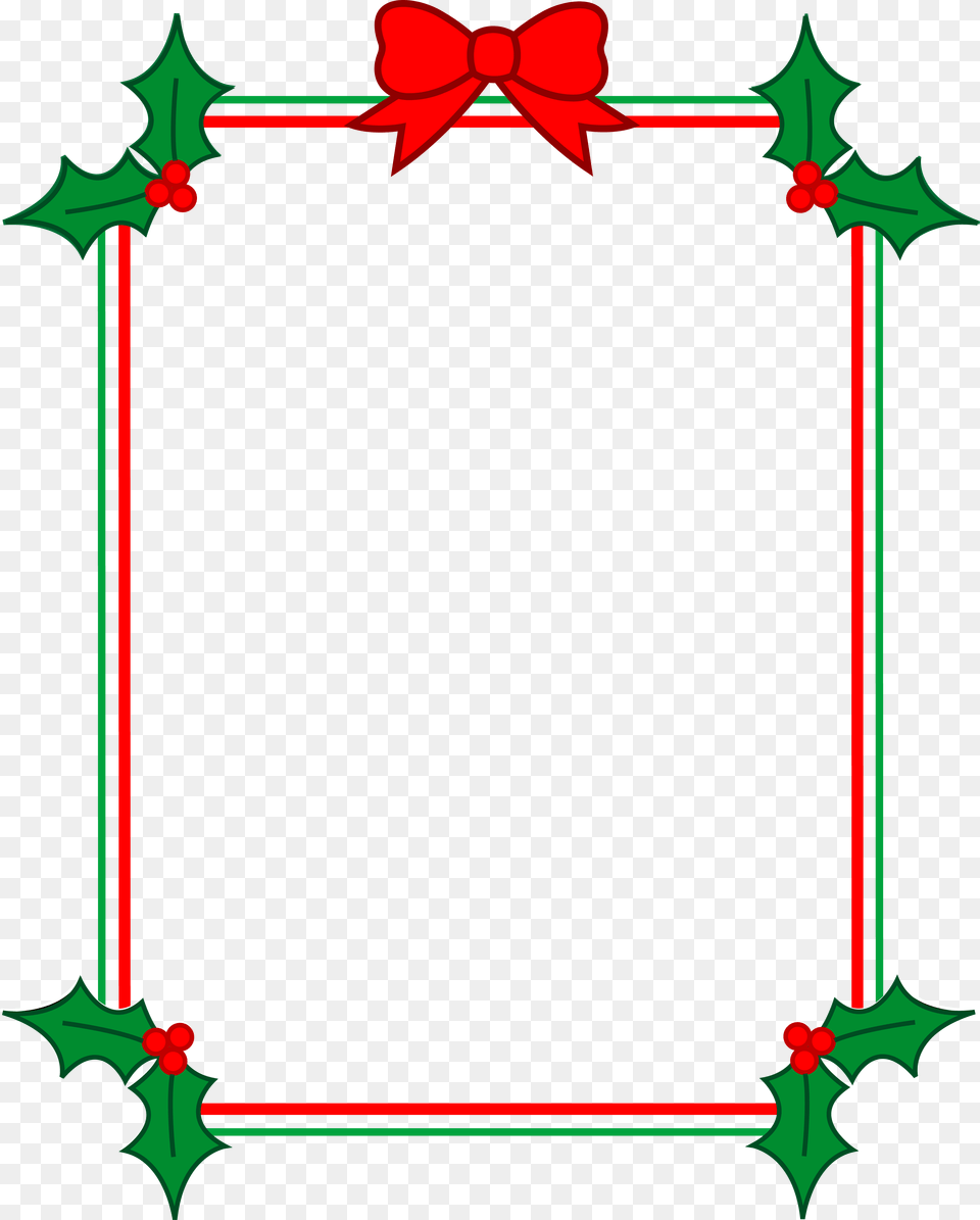 Christmas Holiday Borders Clipart Image, Wreath Free Transparent Png