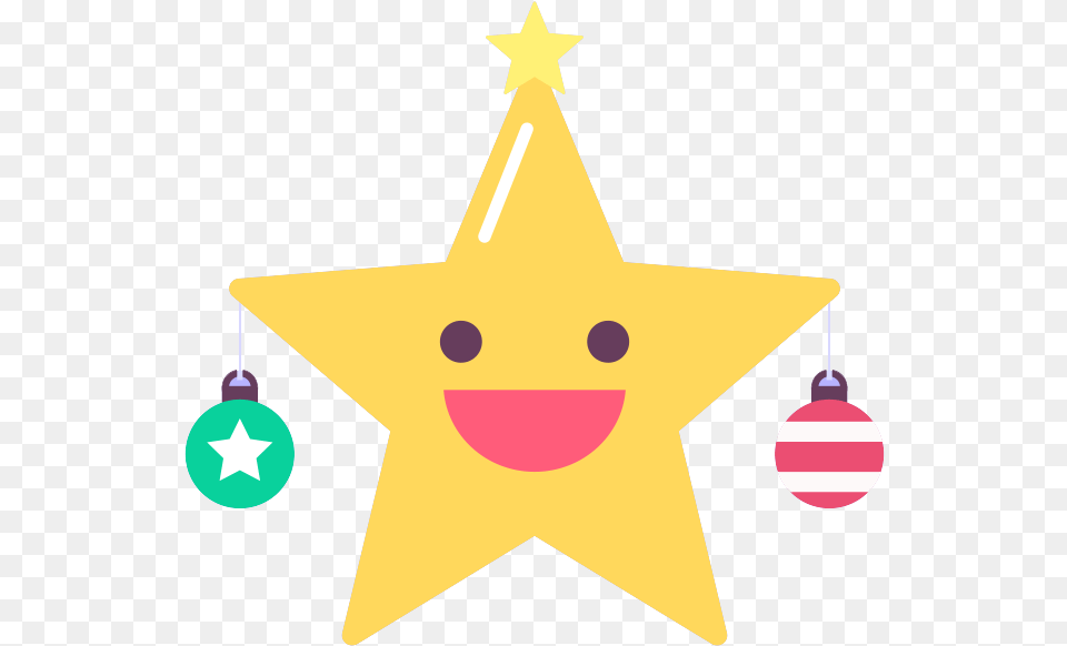 Christmas Holiday Emoji Background Mart Clip Art, Star Symbol, Symbol Free Transparent Png