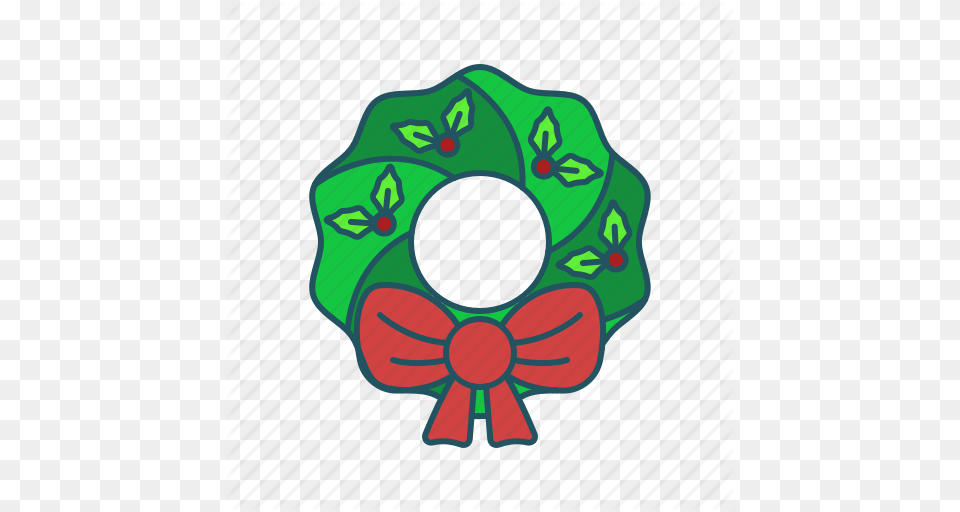 Christmas Holiday Santa Wreath Icon Icon, Dynamite, Weapon Png Image